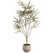 32" Fatsia Leaf Silk Plant w/Terra Cotta Pot -Green (Pack of 2) - LPF052-GR