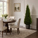 5'3" Juniper Teardrop-Shaped Artificial Topiary Tree w/Pot -Green - LPJ189-GR
