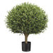 25.5" Lavender Ball-Shaped Artificial Topiary Tree w/Pot -Green (pack of 2) - LPL410-GR