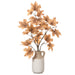 28" Maple Leaf Silk Arrangement w/Ceramic Vase - Beige/Tan (pack of 2) - LPM235-BE/TN