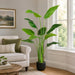 5' Bird Of Paradise Silk Plant w/Plastic Pot -Green (Pack of 2) - LPP005-GR