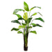 8' Single Trunk Silk Traveller Palm Tree w/Plastic Pot -Green (pack of 2) - LPP008-GR