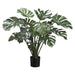 34" Silk Split Philodendron Monstera Leaf Plant w/Pot -Green (pack of 2) - LPP110-GR