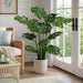 4' Silk Split Philodendron Monstera Plant w/Plastic Pot -Green (Pack of 2) - LPP113-GR