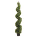 5' Rosemary Spiral Artificial Topiary Tree w/Pot Indoor/Outdoor -Green - LPR105-GR