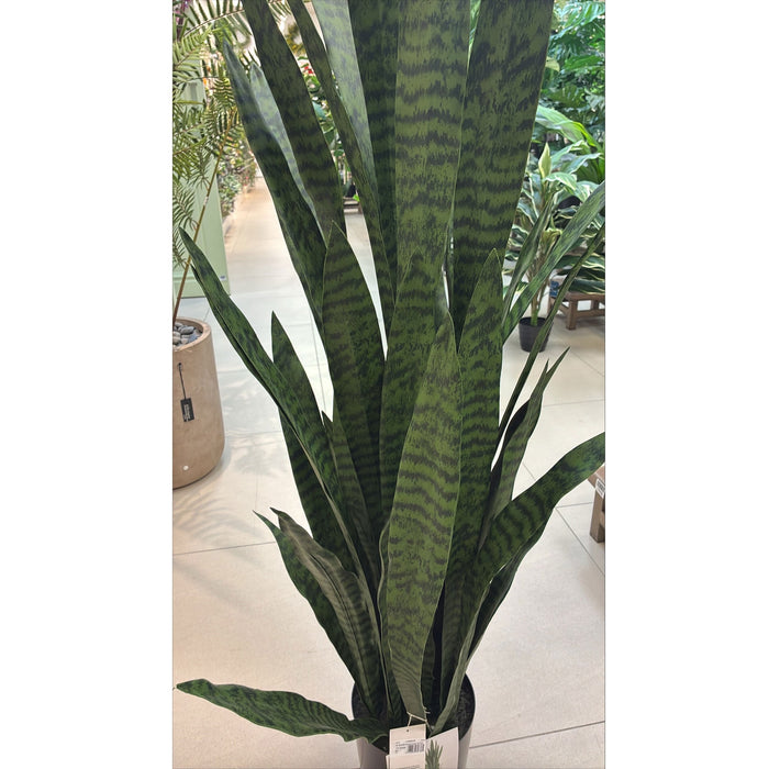 55" Sansevieria Snake Artificial Plant w/Pot -Green - LPS006-GR