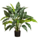 29.5" Silk Peace Lily Spathiphyllum Plant w/Pot -Green (pack of 2) - LPS230-GR