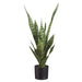 21.6" Sansevieria Snake Artificial Plant w/Pot -Green (pack of 4) - LPS310-GR