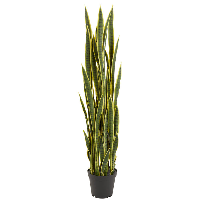 5'1" Sansevieria Snake Artificial Plant w/Pot -Green (Pack of 2) - LPS325-GR