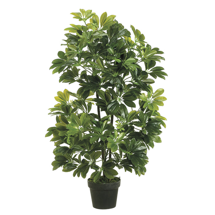 3'4" EVA Schefflera Silk Tree w/Pot -Green (pack of 2) - LPS765-GR