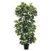 4'8" EVA Schefflera Silk Tree w/Pot -Green (pack of 2) - LPS768-GR