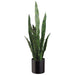 26" Sansevieria Snake Artificial Plant w/Pot -2 Tone Green (pack of 4) - LPS953-GR/TT