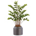 35" Zanzibar Gem Zamioculcas Succulent Artificial Plant w/Polyresin Pot -Green - LPZ827-GR