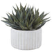 10" Agave Artificial Plant w/Cement Pot -Green (Pack of 2) - LQA602-GR