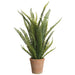 28" Boston Fern Silk Plant w/Clay Pot -Green (Pack of 2) - LQF003-GR