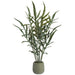30" PE Java Fern Artificial Plant w/Plastic Pot -Green (Pack of 4) - LQF026-GR