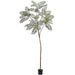 6'10" Jacaranda Fern Artificial Tree w/Plastic Pot -Green - LQF160-GR