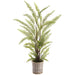 45" Boston Fern Artificial Plant w/Basket -Green (Pack of 2) - LQF804-GR