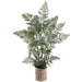31" Hen And Chicken Fern Artificial Plant w/Basket -Green (Pack of 4) - LQF806-GR