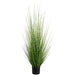 4' IFR PVC Zebra Grass Artificial Plant w/Plastic Pot -Green (Pack of 2) - LQG091-GR
