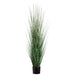 5' Grass & Horsetail Artificial Plant w/Pot -Green (pack of 2) - LQG215-GR