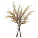 18" Artificial Reed Grass w/Glass Vase -Beige (Pack of 2) - LQG224-BE
