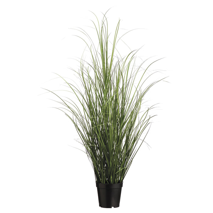 39" Grass Artificial Plant w/Pot -2 Tone Green (Pack of 6) - LQG339-GR/TT