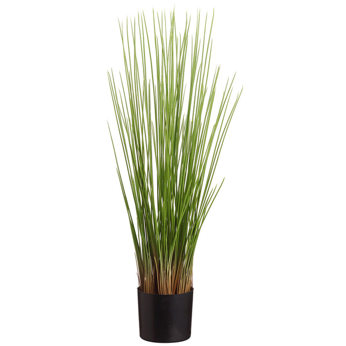 24.5" Artificial Royal Grass Plant w/Pot -Green (pack of 2) - LQG492-GR