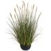 28" Foxtail Grass Artificial Plant w/Plastic Pot -Cream (Pack of 2) - LQG594-CR