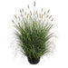 47" Foxtail Grass Artificial Plant w/Plastic Pot -Beige/Green (Pack of 2) - LQG612-BE/GR