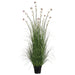 51" Milkweed Grass Artificial Plant w/Plastic Pot -Mauve/Green (Pack of 2) - LQG619-MV/GR