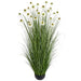 5'11" Black-Eyed Susan Flowering Grass Artificial Plant w/Plastic Pot -White (Pack of 2) - LQG807-WH