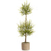 32" Myrtle Artificial Double Topiary w/Cement Pot -Green (Pack of 4) - LQM509-GR