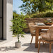 4' Outdoor UV-Resistant Faux Bamboo Tree w/Pot -Green (Pack of 2) - LTB001-GR
