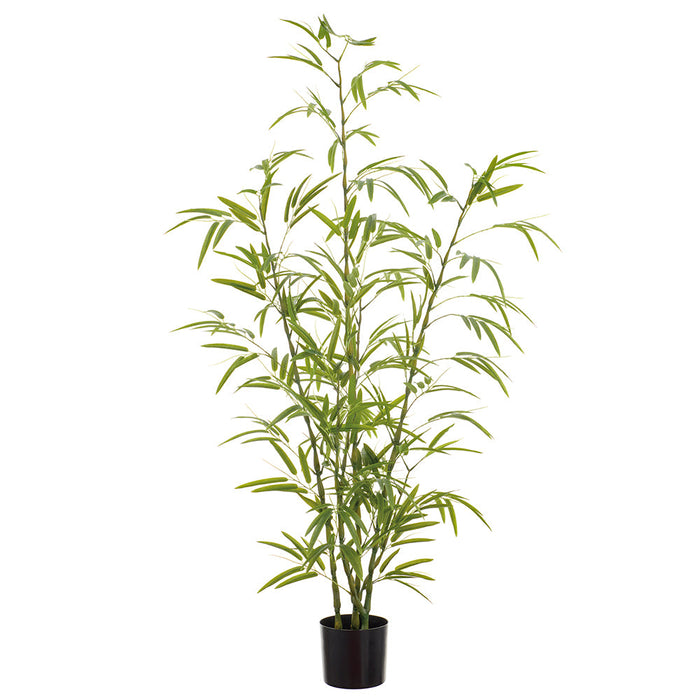 6' Outdoor UV-Resistant Faux Bamboo Tree w/Pot -Green - LTB003-GR