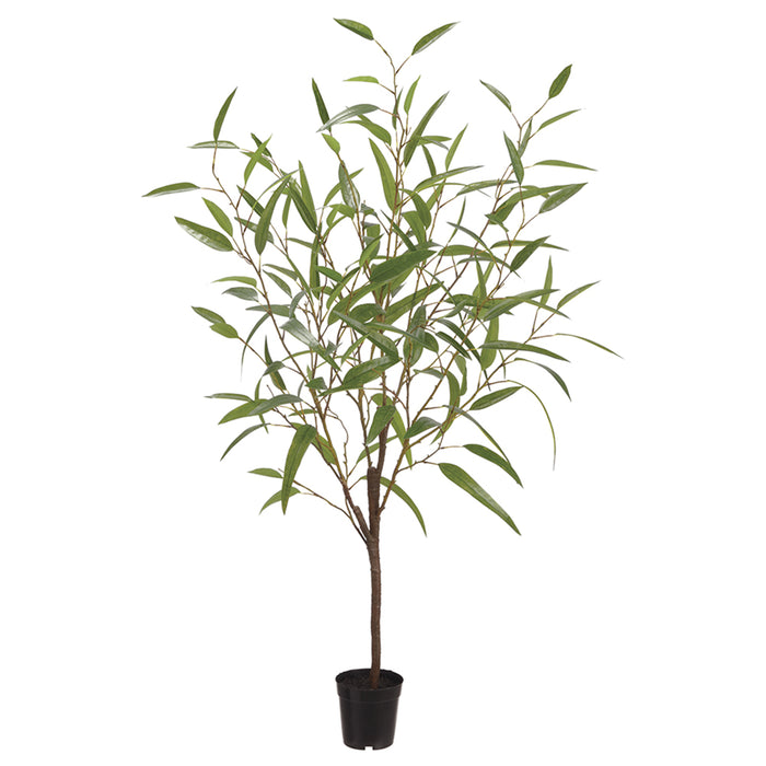 4' Silk Eucalyptus Tree w/Pot -Green - LTB033-GR