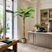 10' Royal Banana Silk Plant w/Pot -Green - LTB352-GR