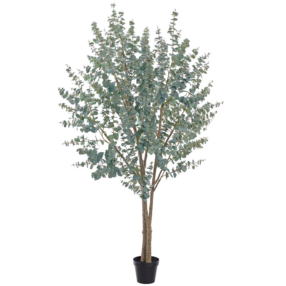 artificial eucalyptus potted plant Allstate Floral 106" Eucalyptus Tree in Pot