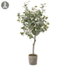 5' Silk Eucalyptus Tree w/Magnesium Oxide Pot -Green - LTE970-GR