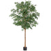 10' Ficus Benjamina Leaf Silk Tree w/Pot -Green - LTF118-GR