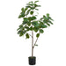 4'7" Ficus Audrey Silk Tree w/Pot -Green (pack of 2) - LTF157-GR