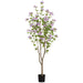 6'10" Flowering Bauhinia Orchid Flower Silk Tree w/Plastic Pot -Lavender (Pack of 2) - LTF288-LV