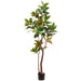 6'10" Silk Magnolia Leaf Tree w/Pot -Green (pack of 2) - LTM225-GR