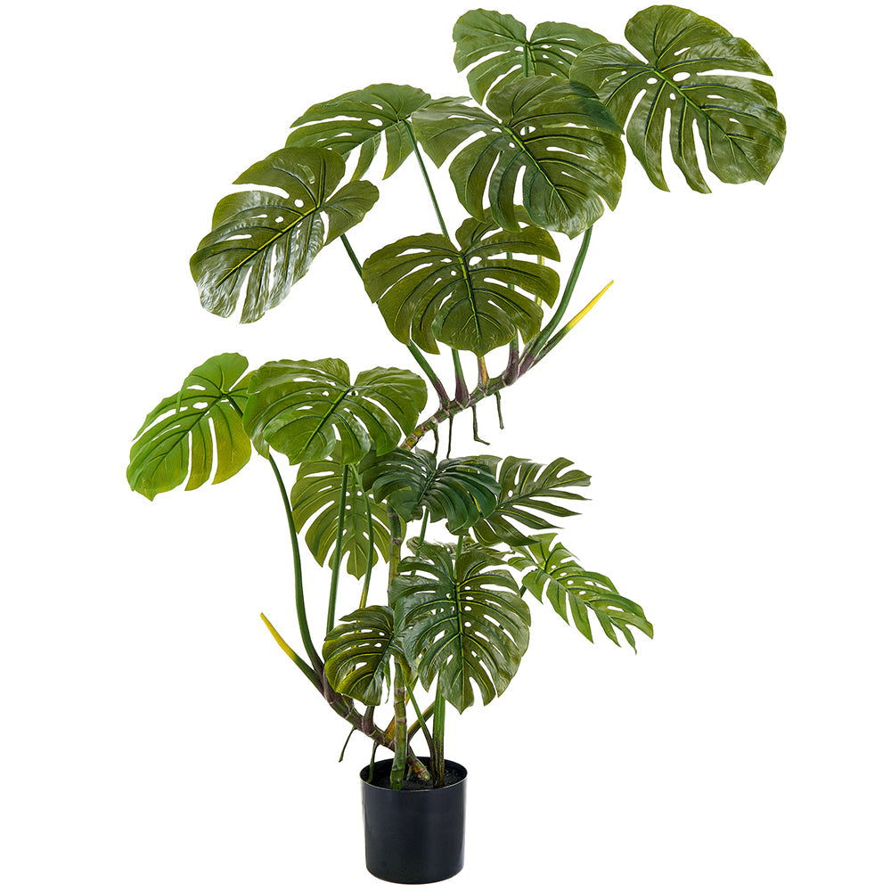 monstera silk plant Monstera Tree in Planter's Pot 5'