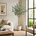 6' Olive Leaf Silk Tree w/Plastic Pot -Green - LTO233-GR