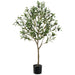 4' Olive With Berries Silk Tree w/Pot -Green (pack of 2) - LTO283-GR