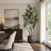 8'6" Olive Leaf Silk Tree w/Pot -Green - LTO743-GR