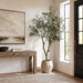 7'10" Olive Leaf Silk Tree w/Pot -Green - LTO745-GR