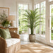 6'10" Areca Palm Silk Tree w/Plastic Pot -Green - LTP024-GR