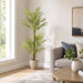 5'2" Silk Areca Palm Tree w/Cement Pot -Green - LTP110-GR